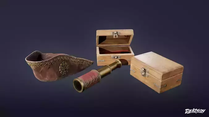 PIRATES - Captain Supplies 01 - NANITE 3D model