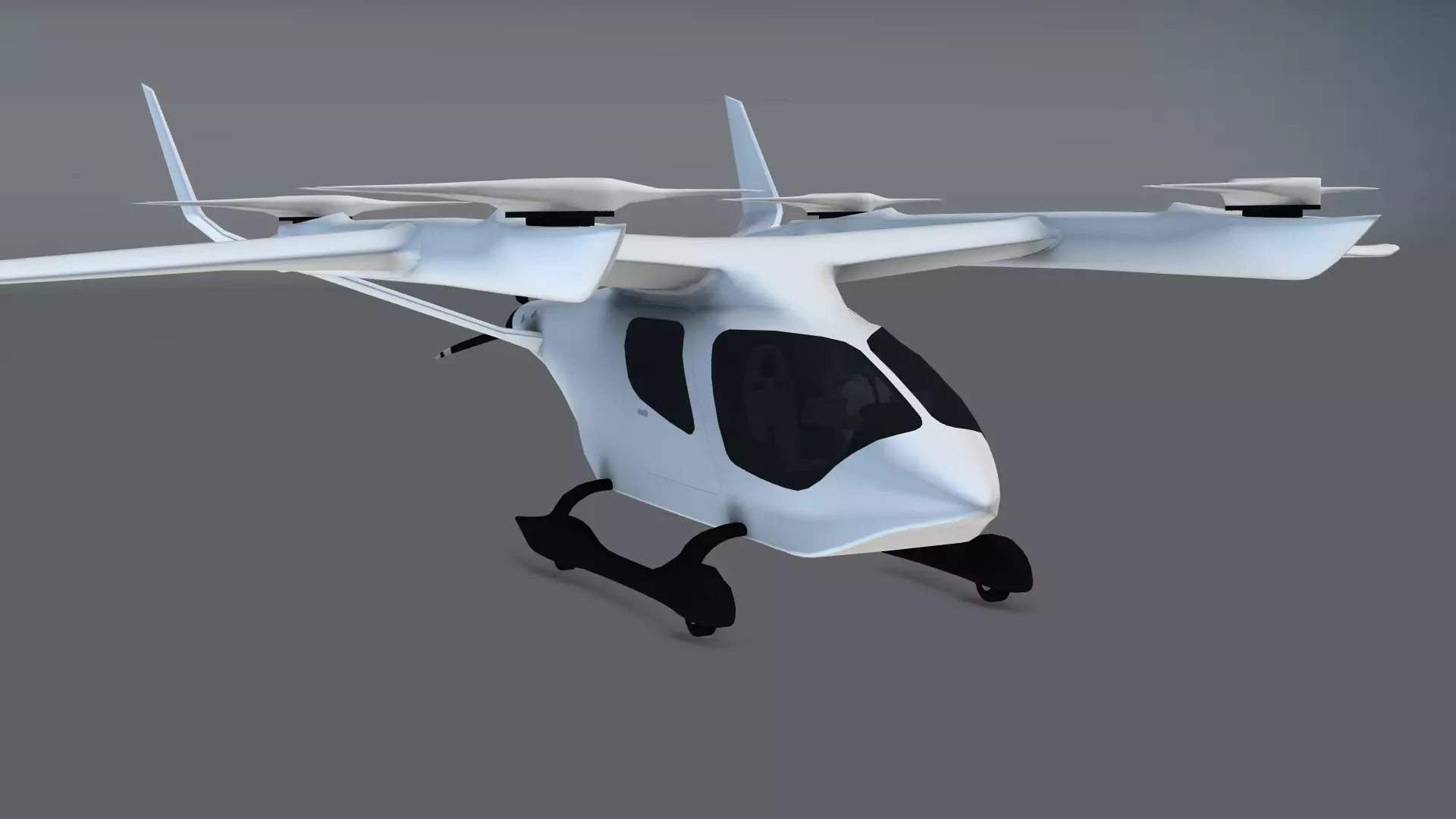 BETA Alia-250 Low-poly 3D model_0