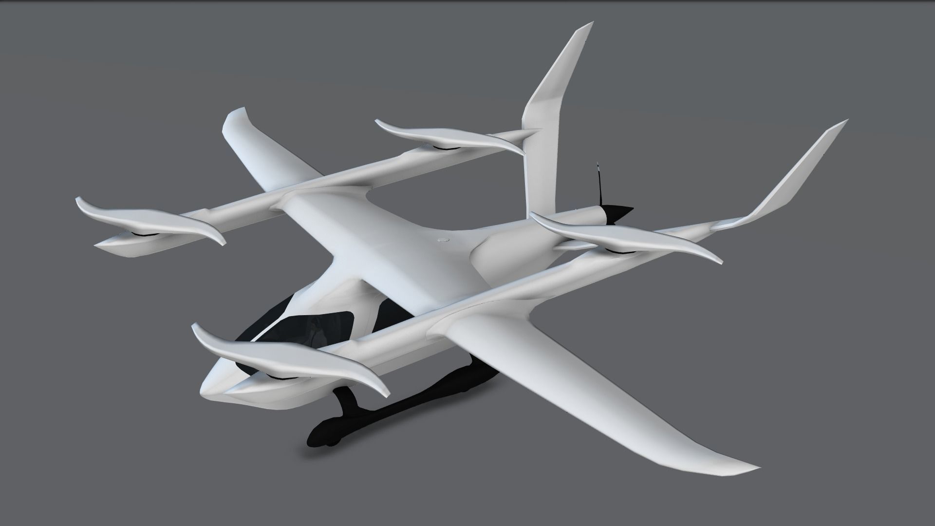 BETA Alia-250 Low-poly 3D model_3