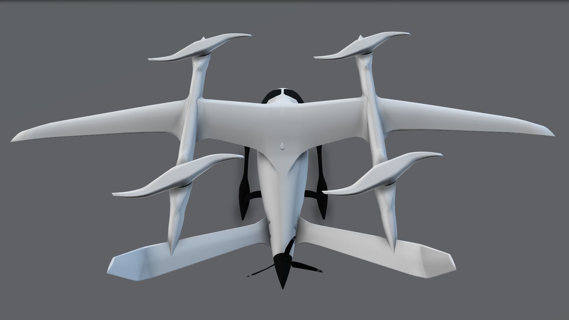 BETA Alia-250 Low-poly 3D model_5