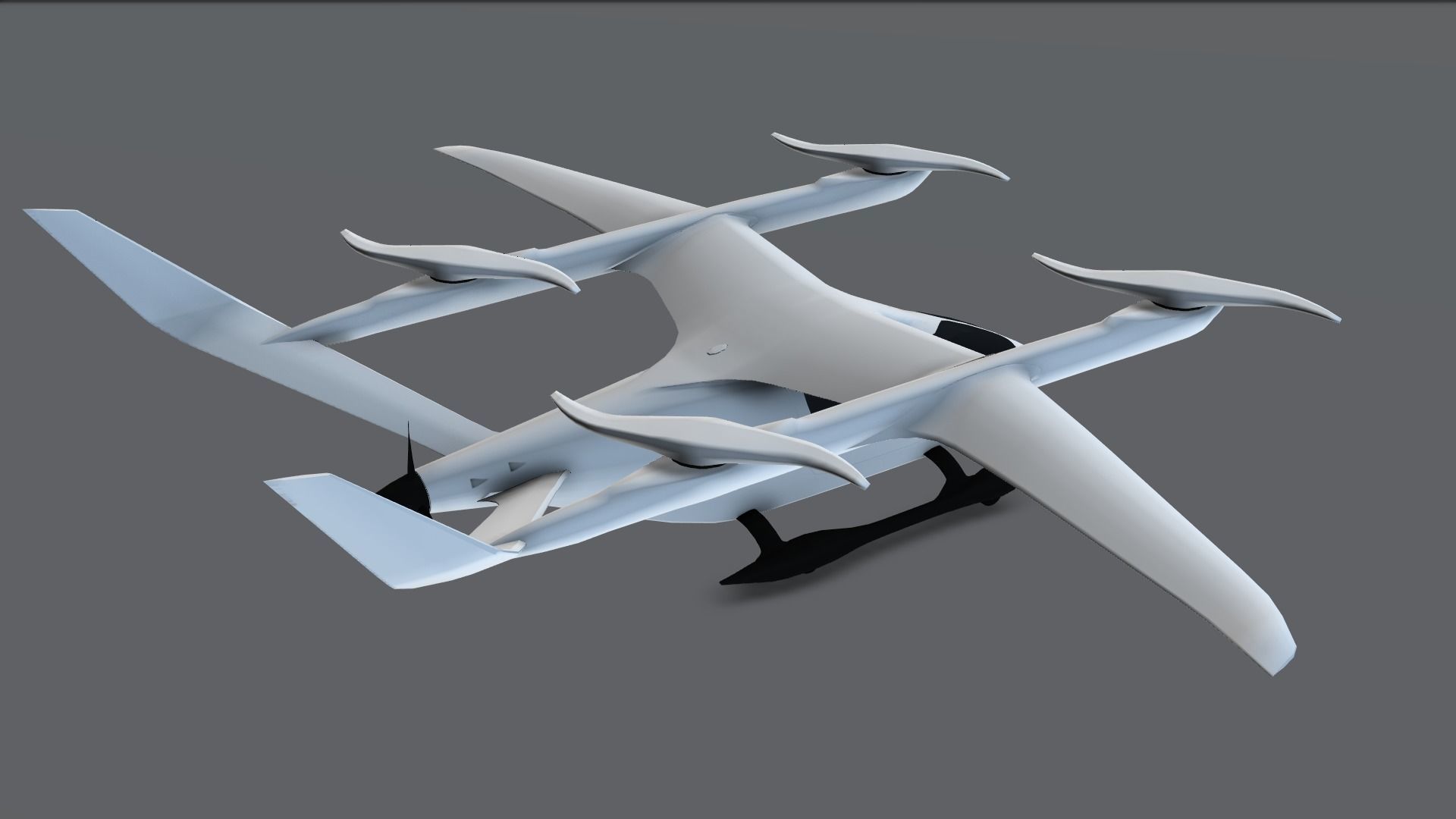 BETA Alia-250 Low-poly 3D model_6