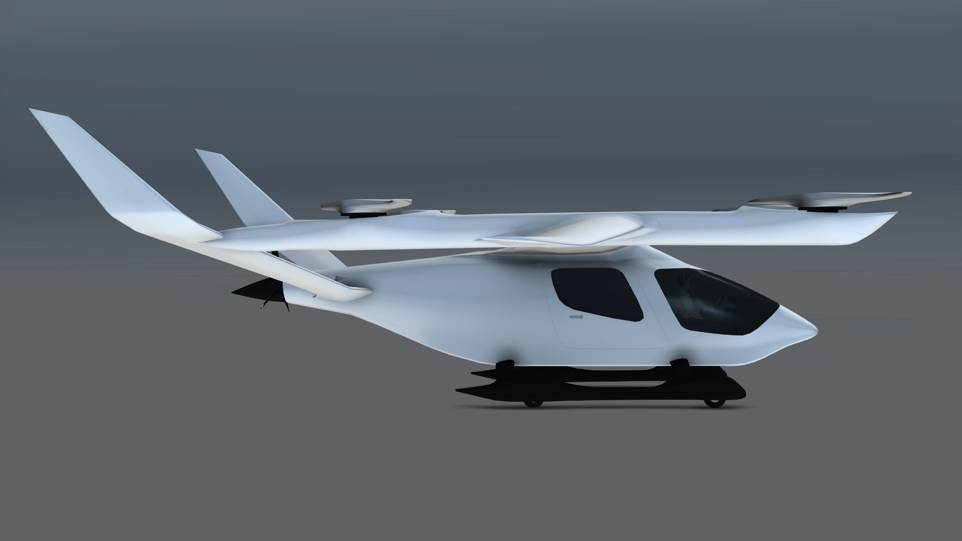 BETA Alia-250 Low-poly 3D model_7