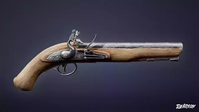 PIRATES - Musket 01 - NANITE 3D model