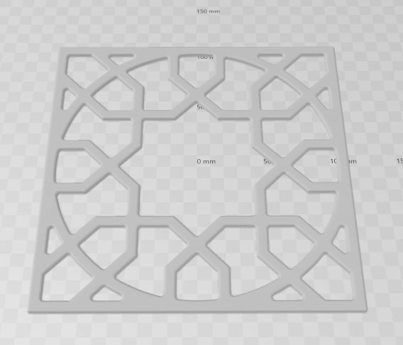 light switch fancy frame 3D print model_1