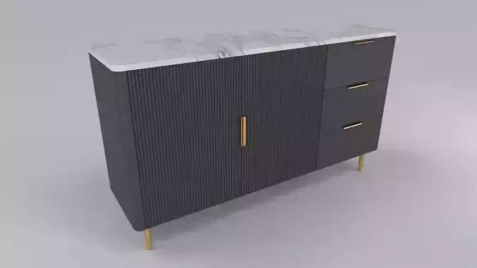 Buffet 3 drawers and 2 doors