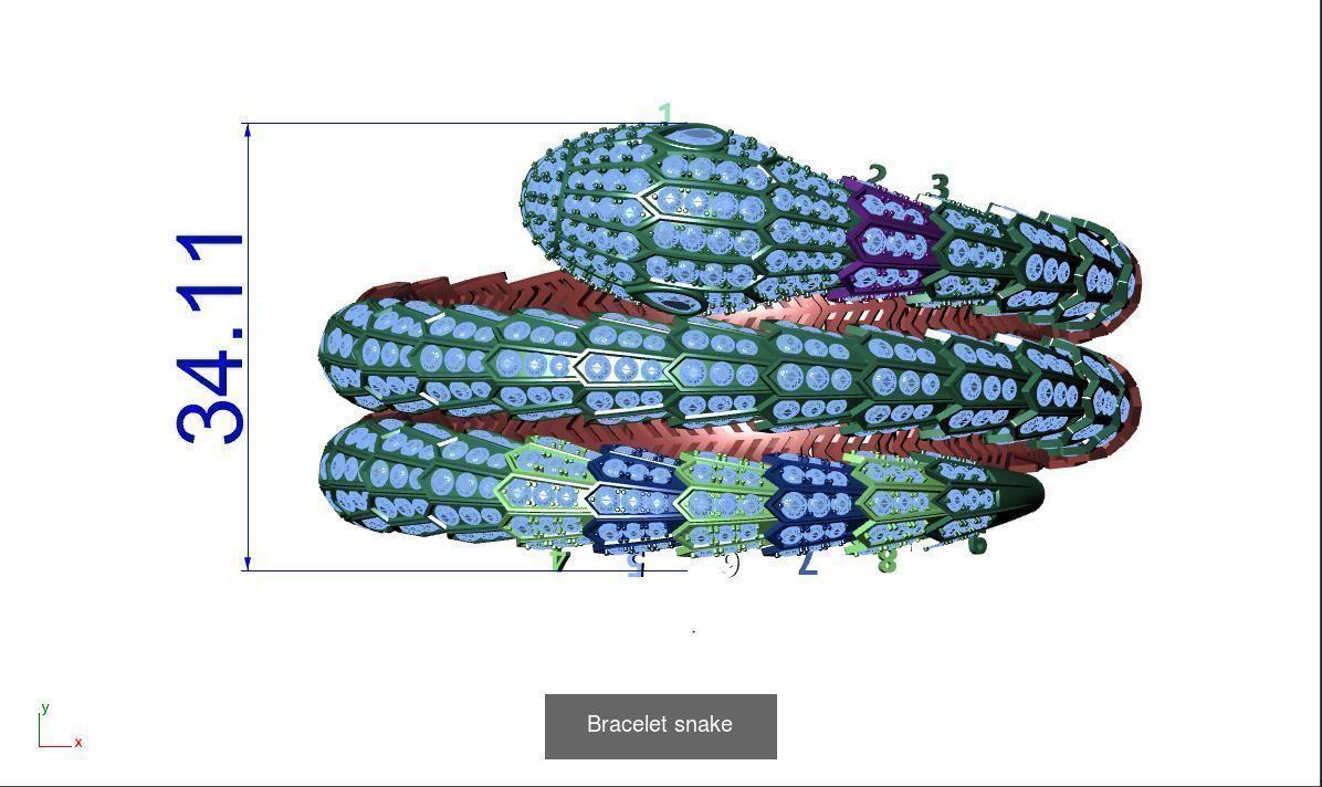 All snake 20 model 3D Model Collection_20