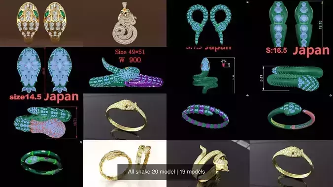 All snake 20 model