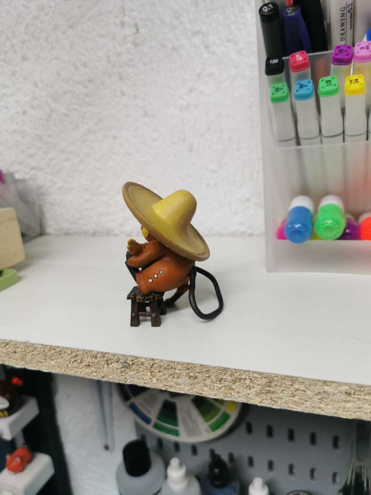 Raichu mariachi pokemon figura fanart 3D print model_2