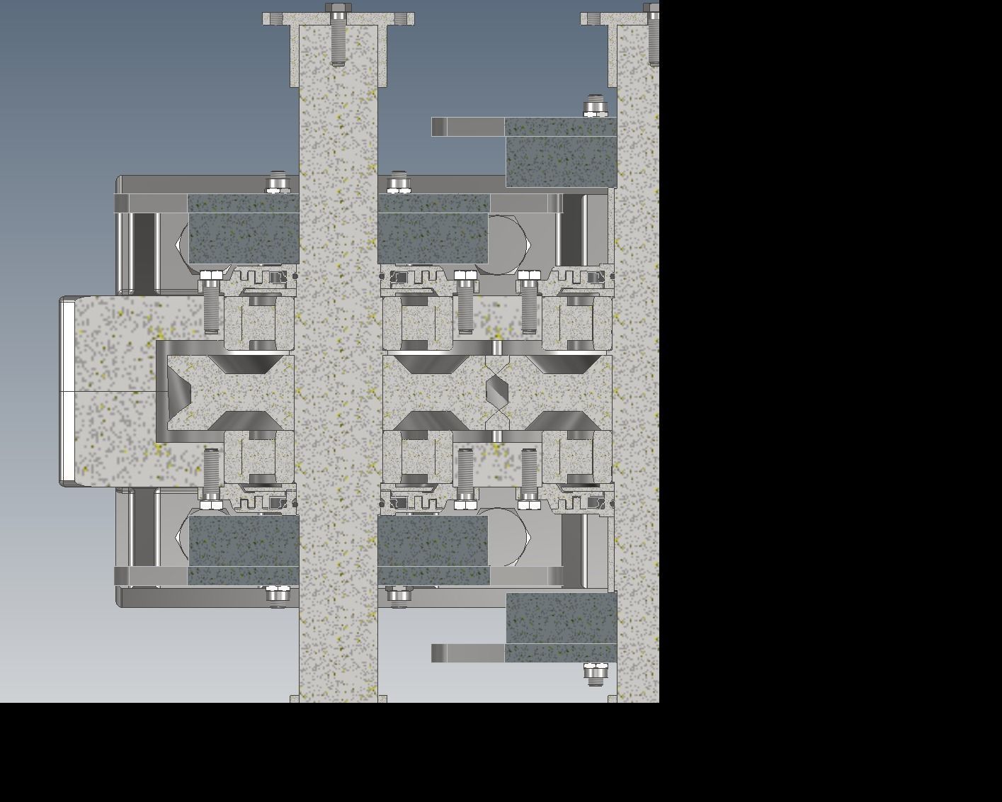 Hoffmann Exciter Gearbox based off Schenk Design 3D model CGTrader
