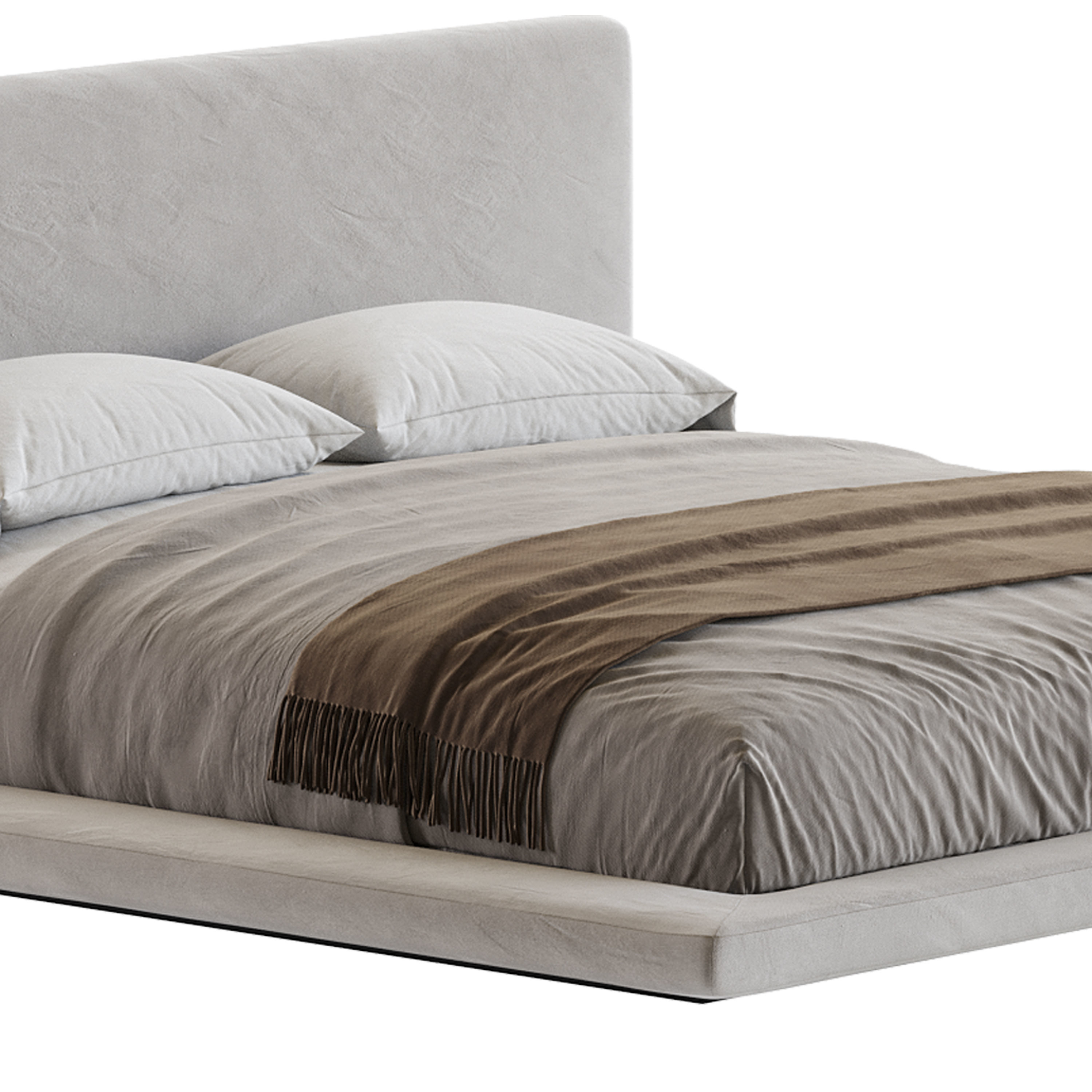 Minimalist Bed 3D model_14