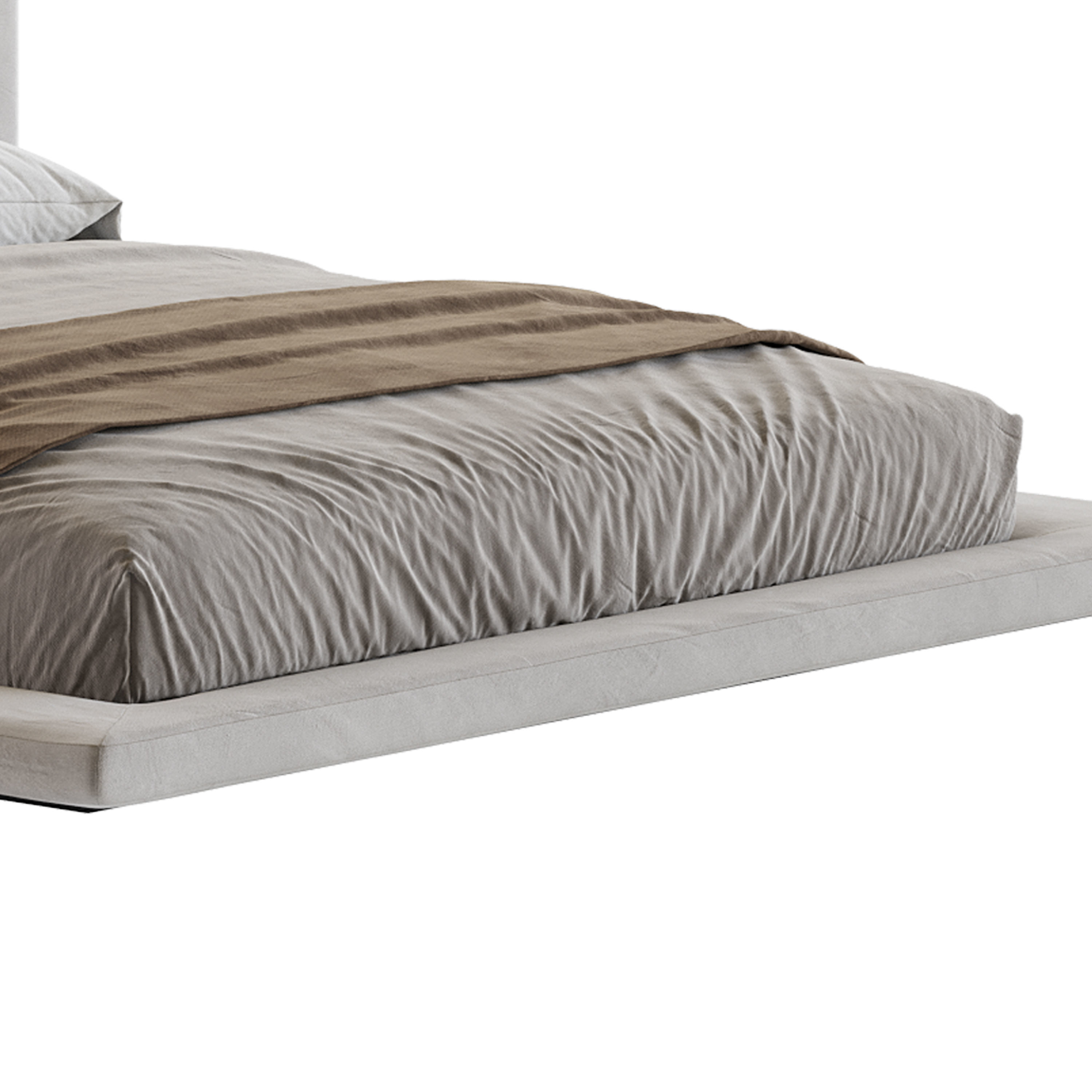 Minimalist Bed 3D model_15