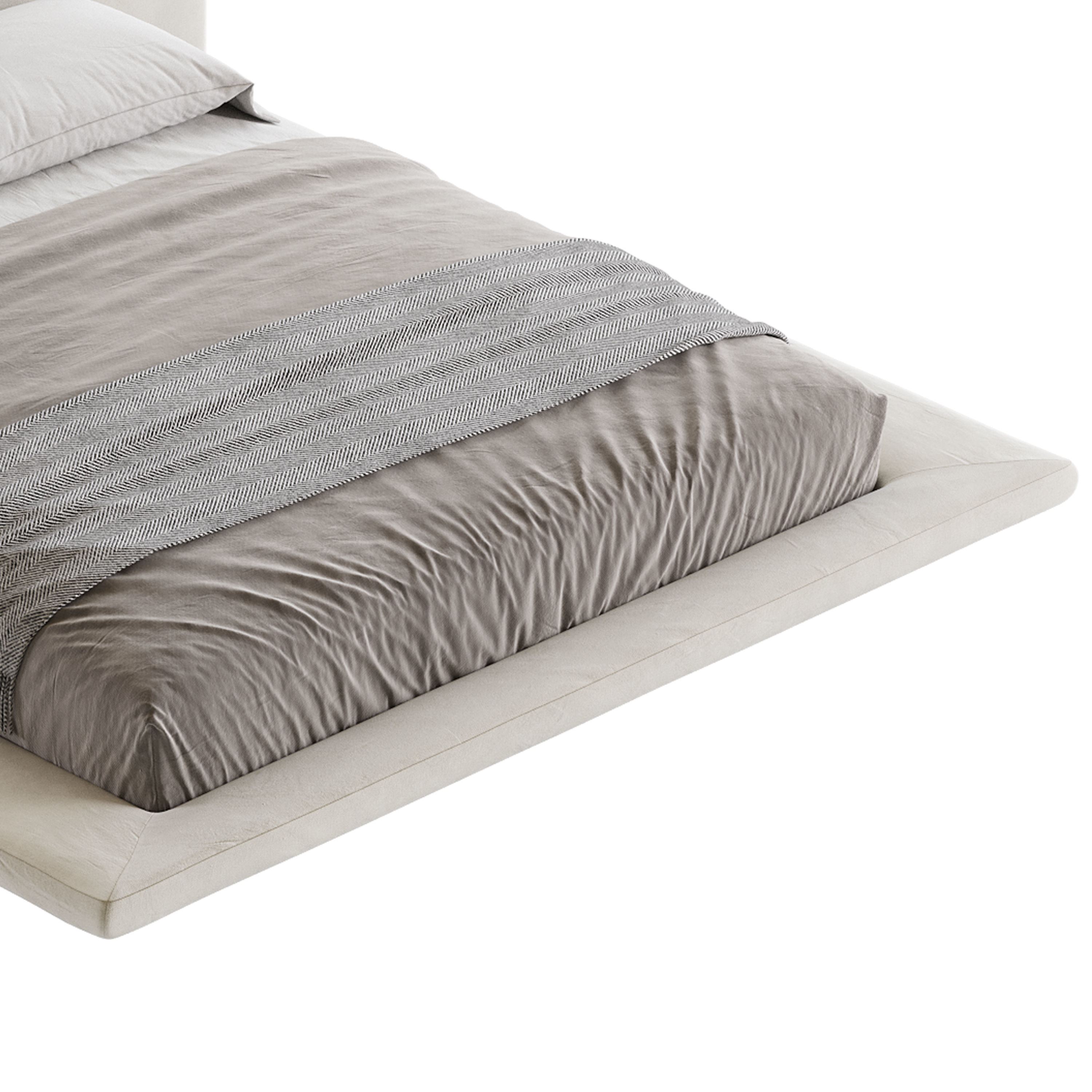 Minimalist Bed 3D model_11