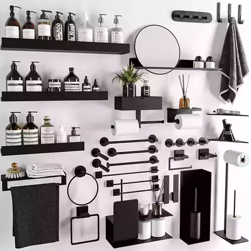 Bathroom Accessories 40 3D model