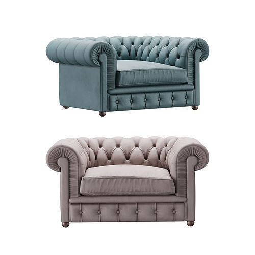 Chester One Armchair 3D model