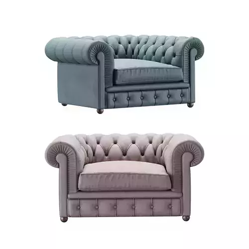 Chester One Armchair 3D model