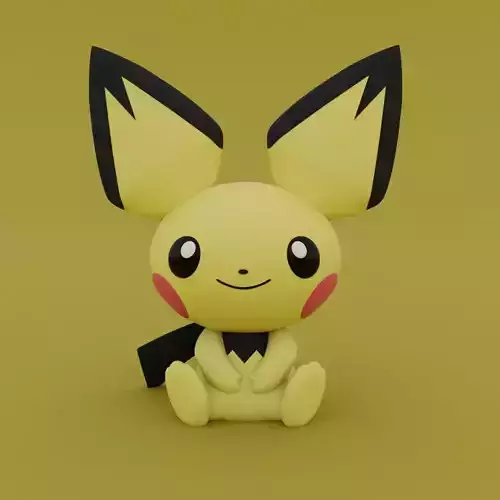 Pichu - Pokemon 3D print model