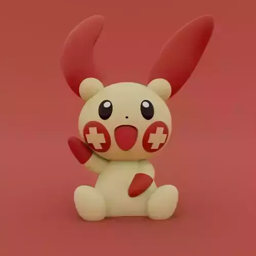 Plusle - Pokemon 3D print model
