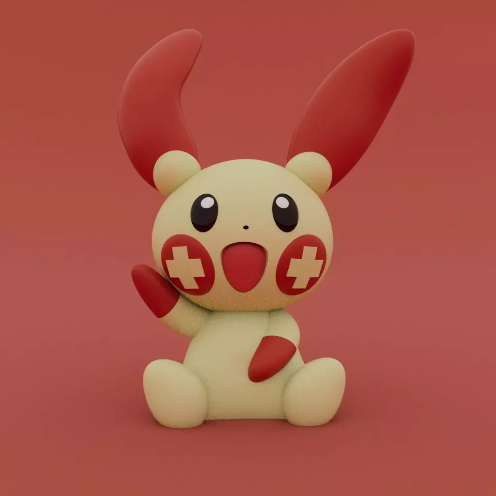 Plusle - Pokemon 3D print model_0