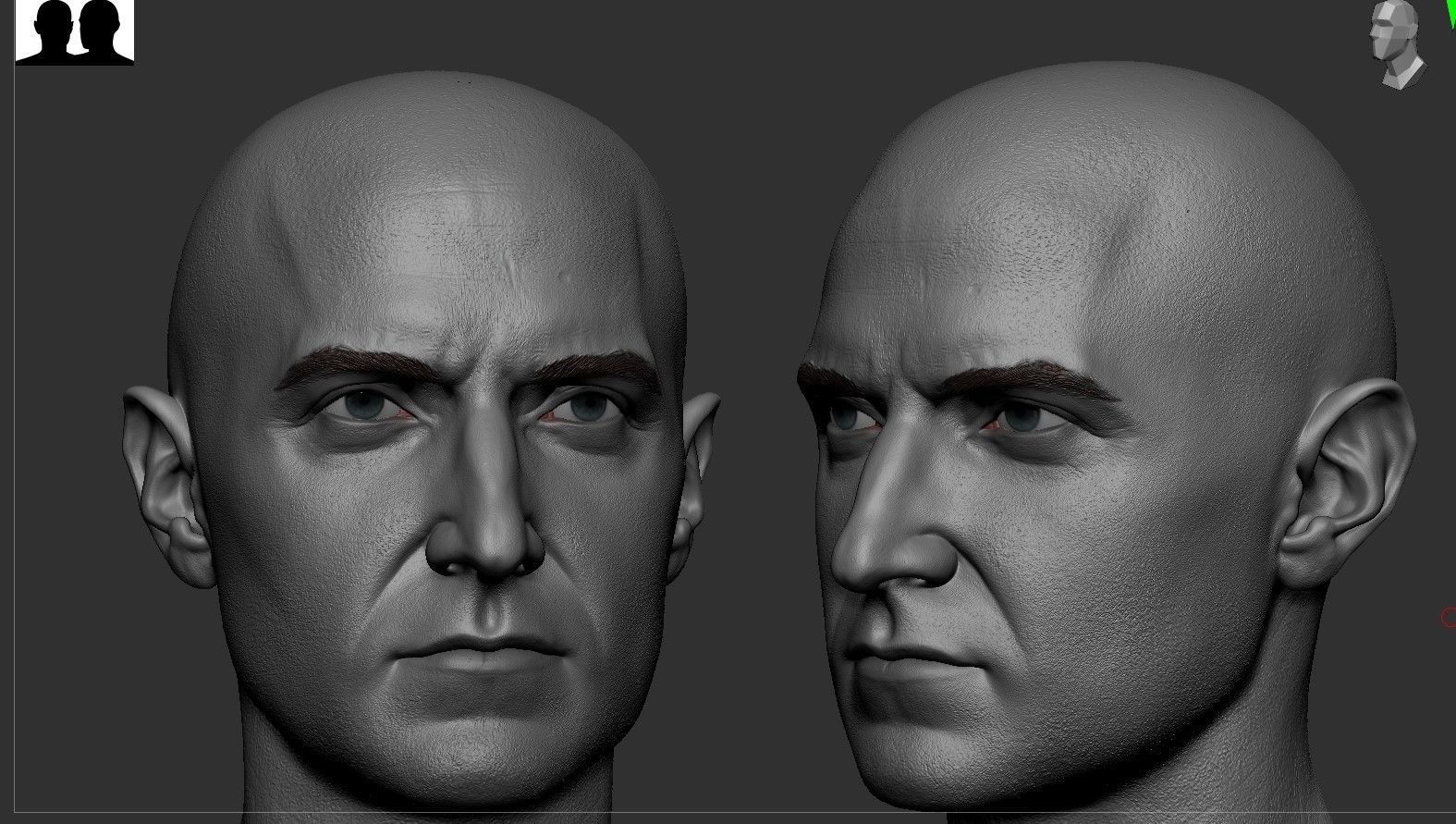 Richard Armitage Likeness 3D model_3
