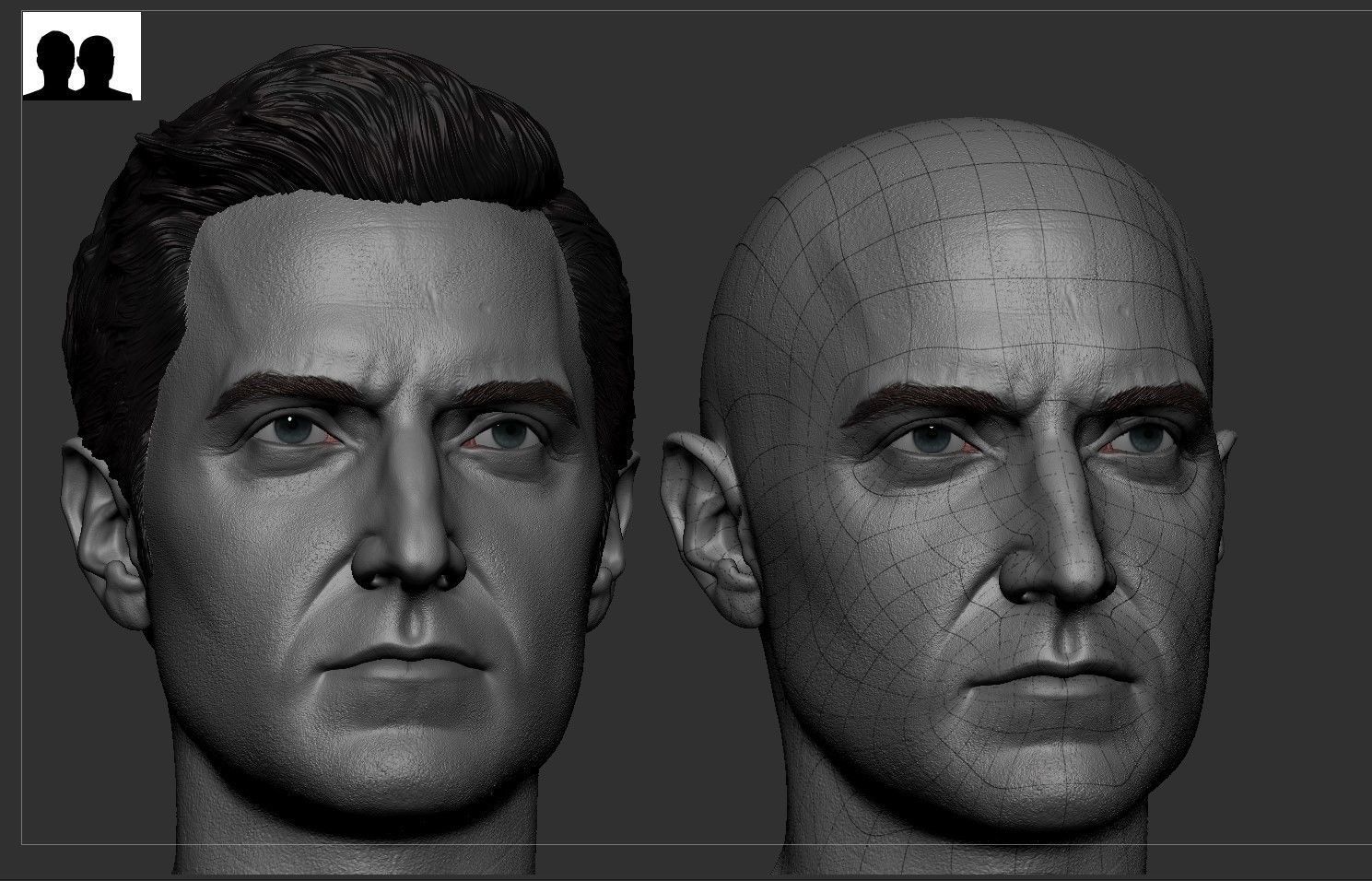 Richard Armitage Likeness 3D model_1