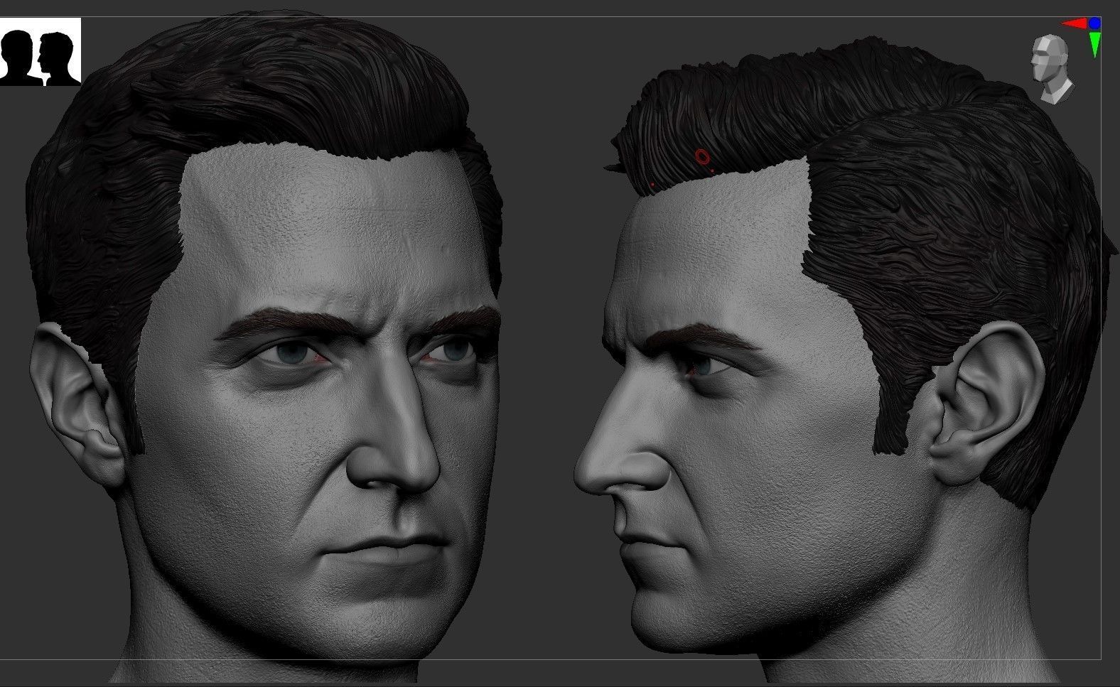 Richard Armitage Likeness 3D model_2
