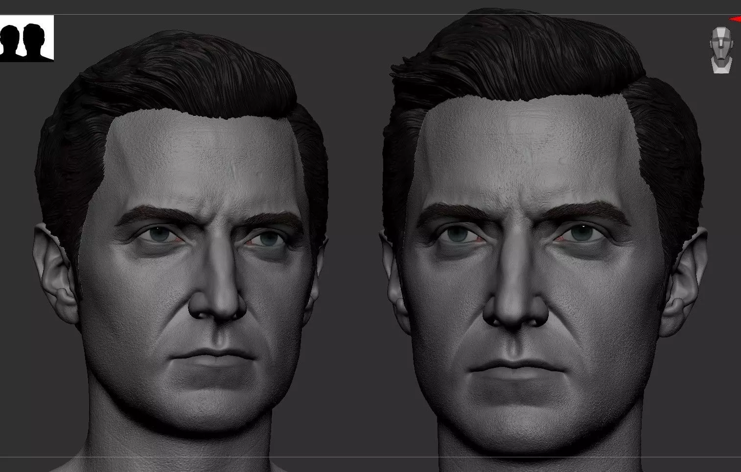 Richard Armitage Likeness 3D model_0