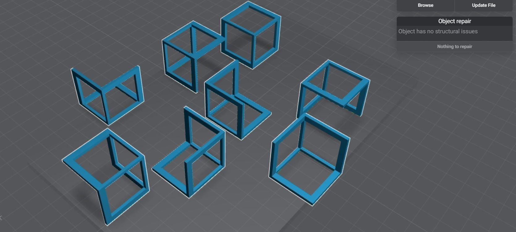 Borg Cube Scale model   3D print model_8