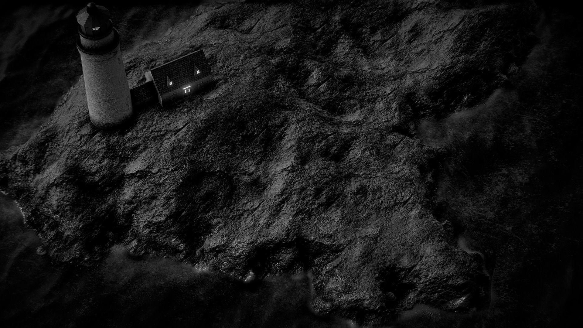 Lighthouse Low-poly 3D model_6