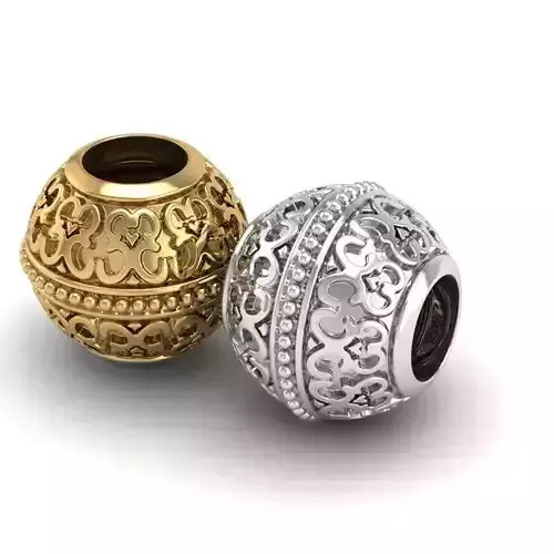 Bali bead charm for 3D print 3D print model