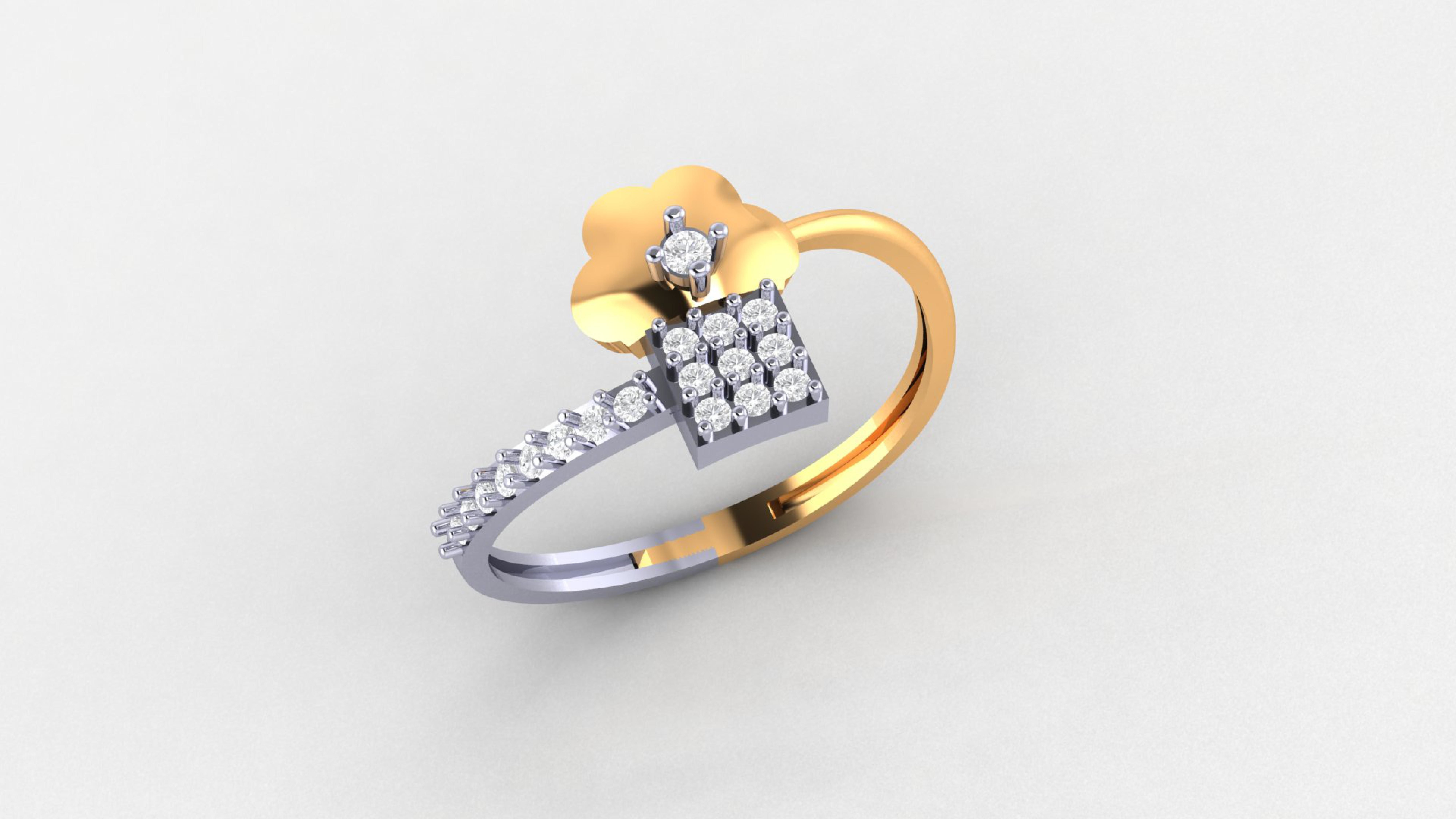 Light Weight Rings  3D print model_93