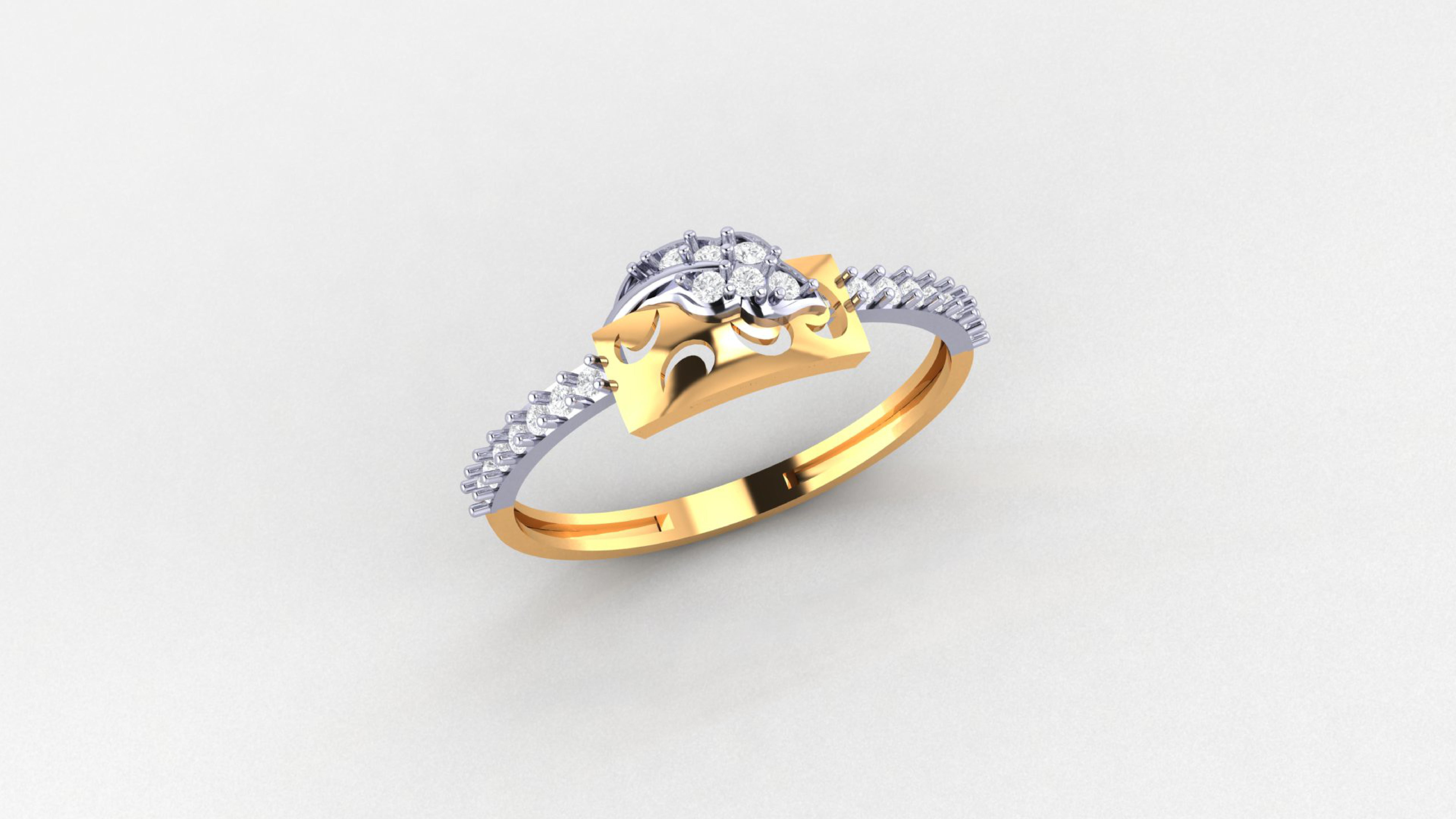 Light Weight Rings  3D print model_53