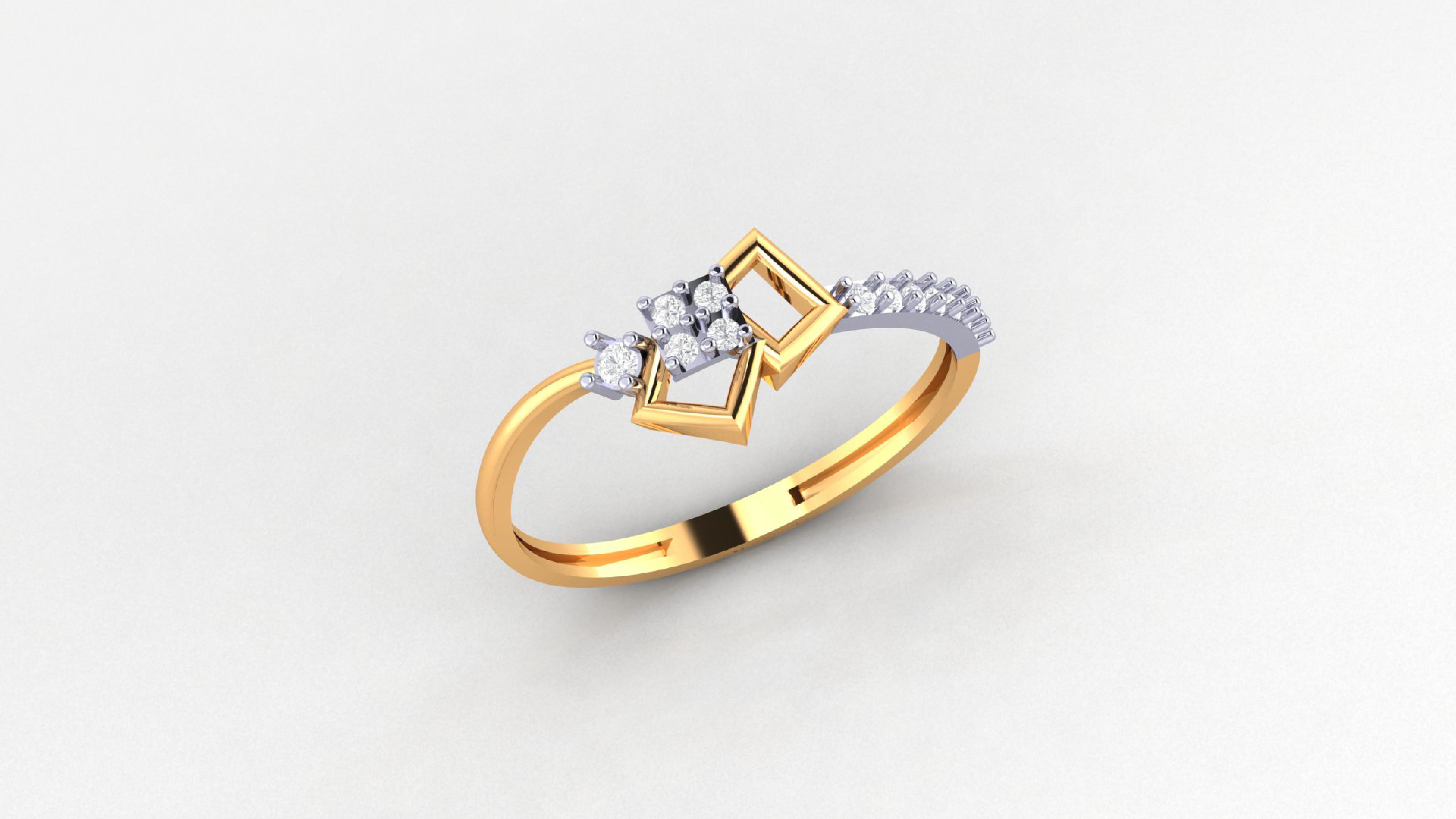 Light Weight Rings  3D print model_52