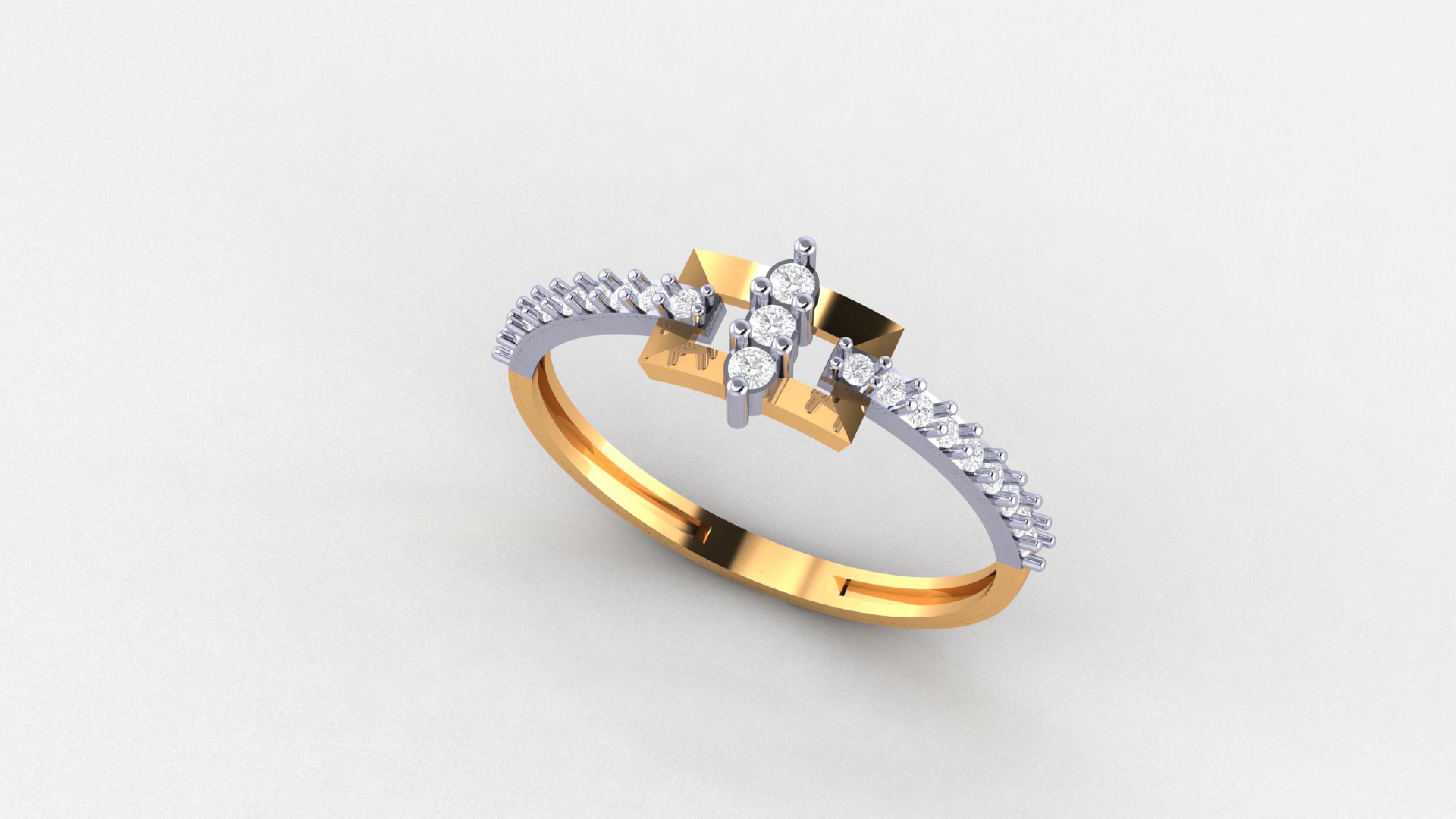 Light Weight Rings  3D print model_25