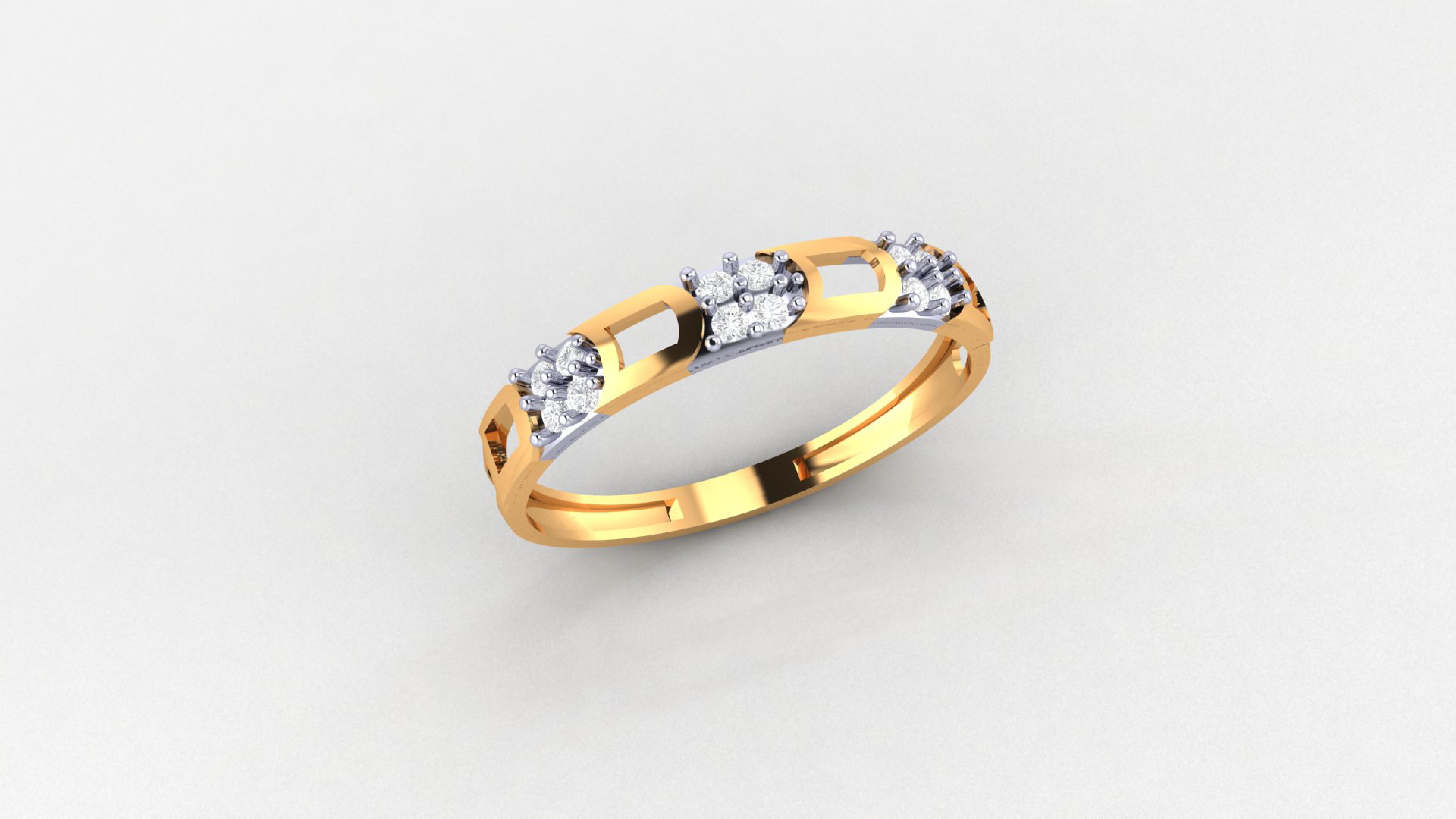 Light Weight Rings  3D print model_26