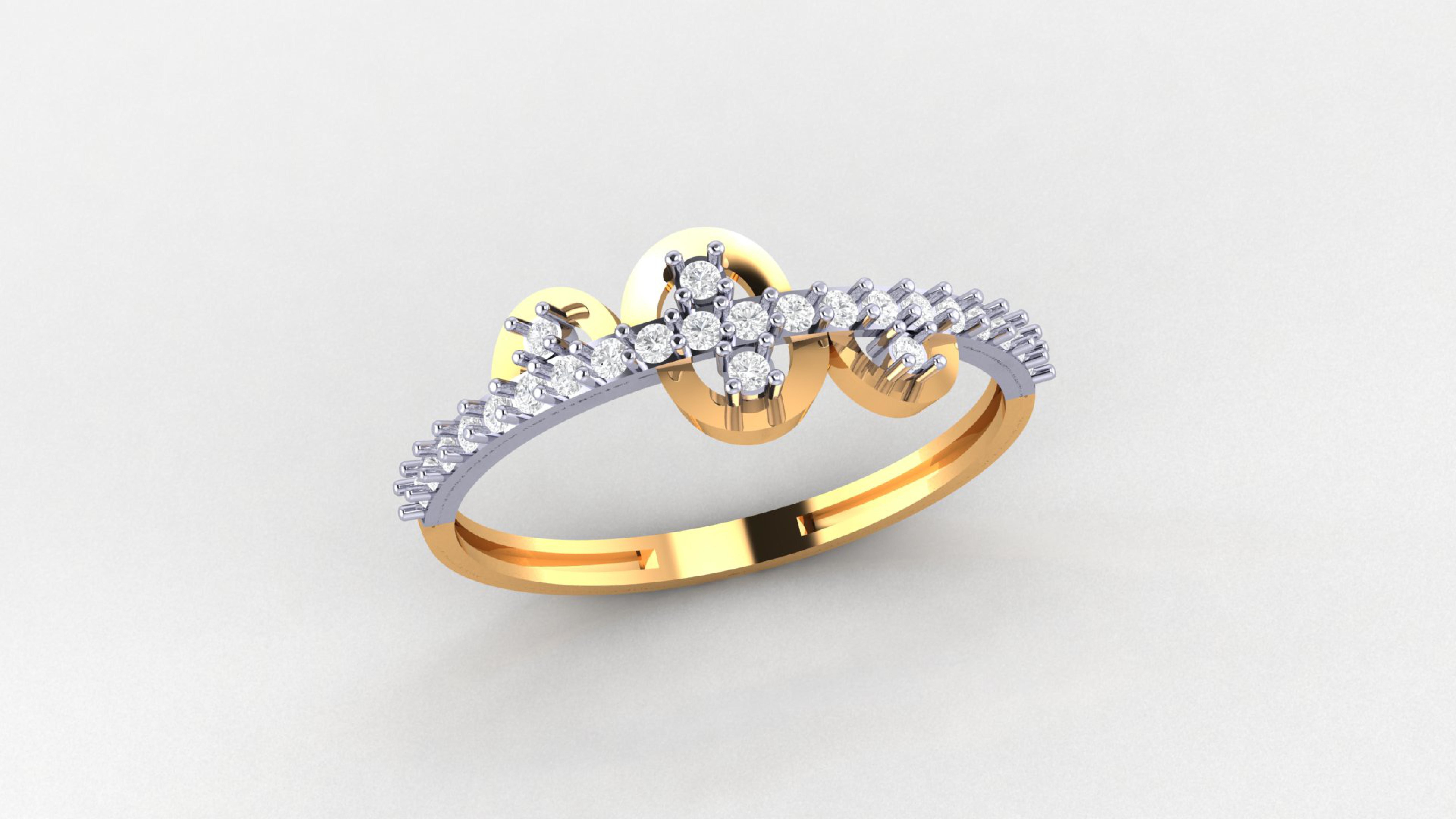 Light Weight Rings  3D print model_61