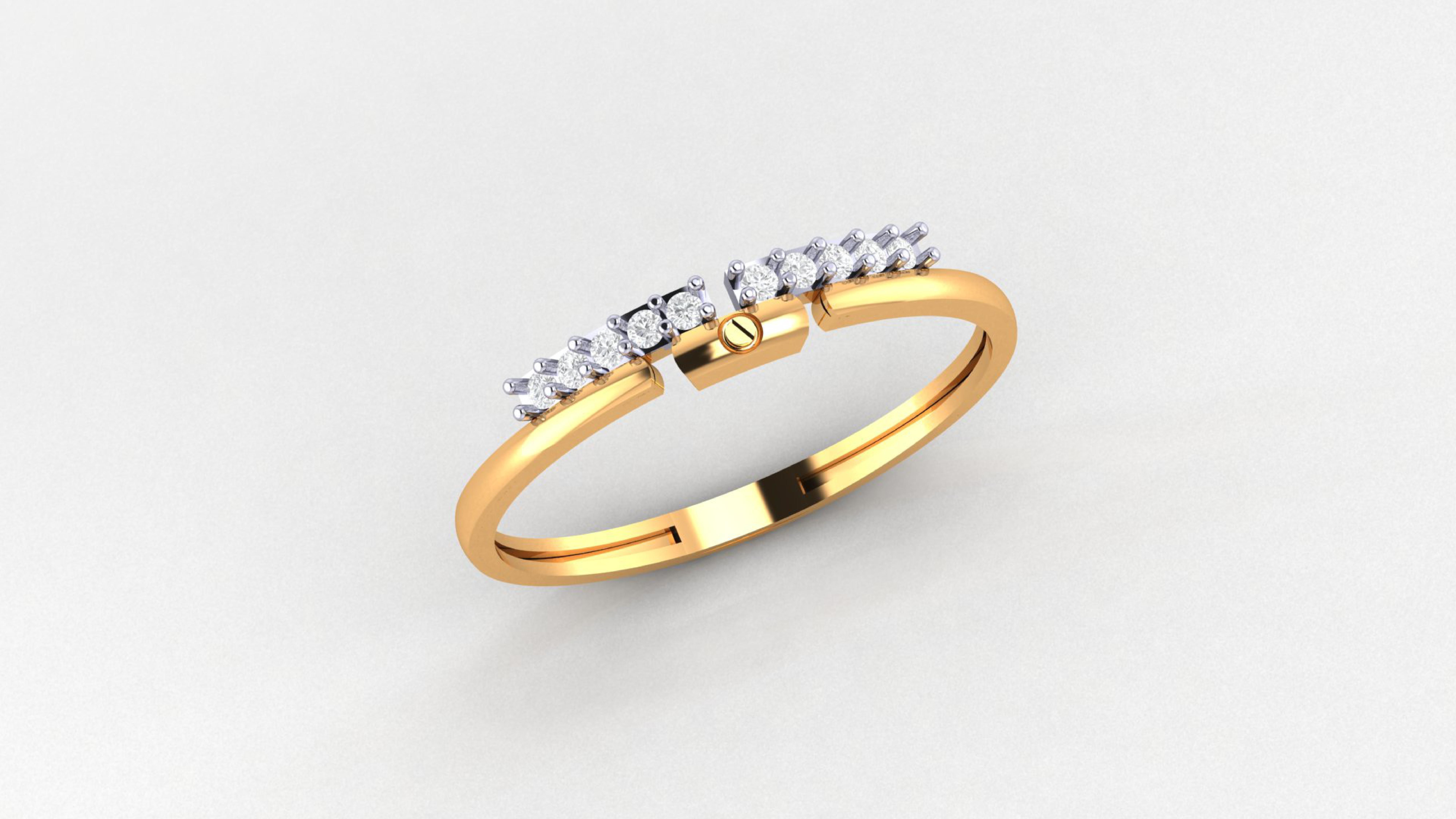 Light Weight Rings  3D print model_50