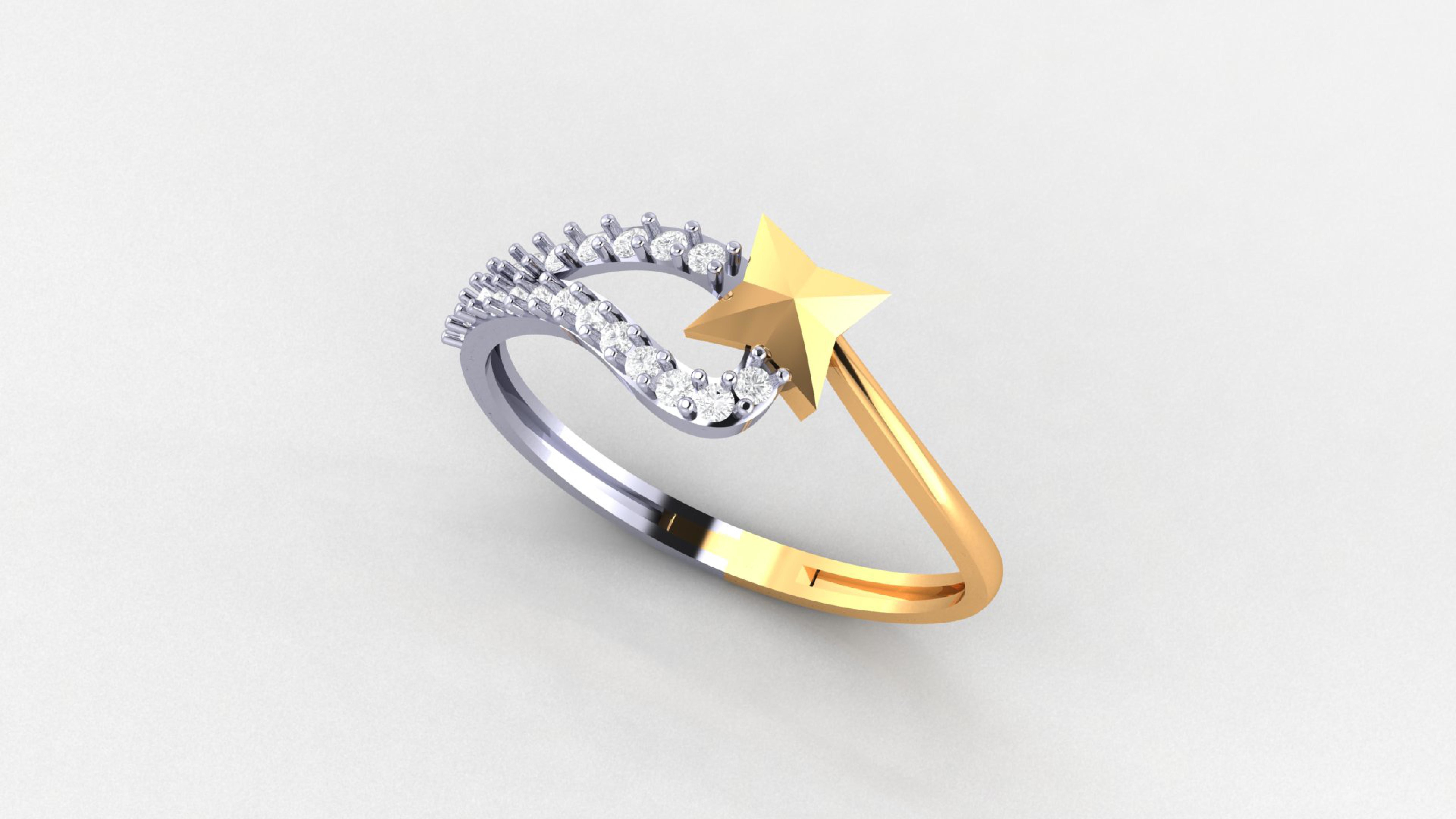 Light Weight Rings  3D print model_96