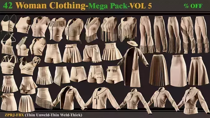 42 Woman Clothing- MEGA PACK 