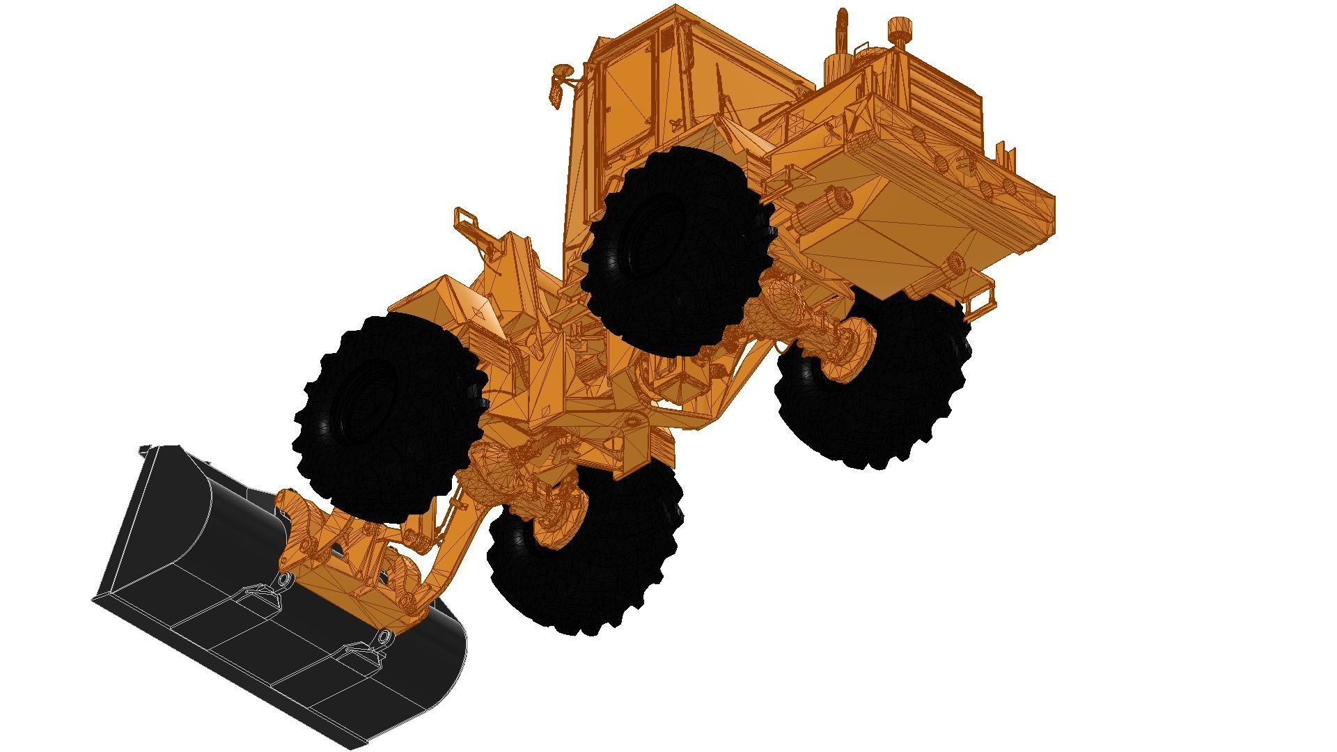  342C5300000 Bucket Amkodor  3D model_4