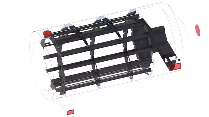 Pyrolysis boiler   3D model