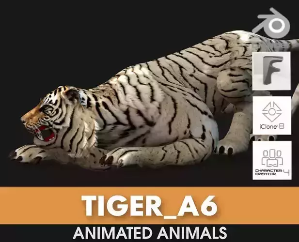 Tiger A6 3D model
