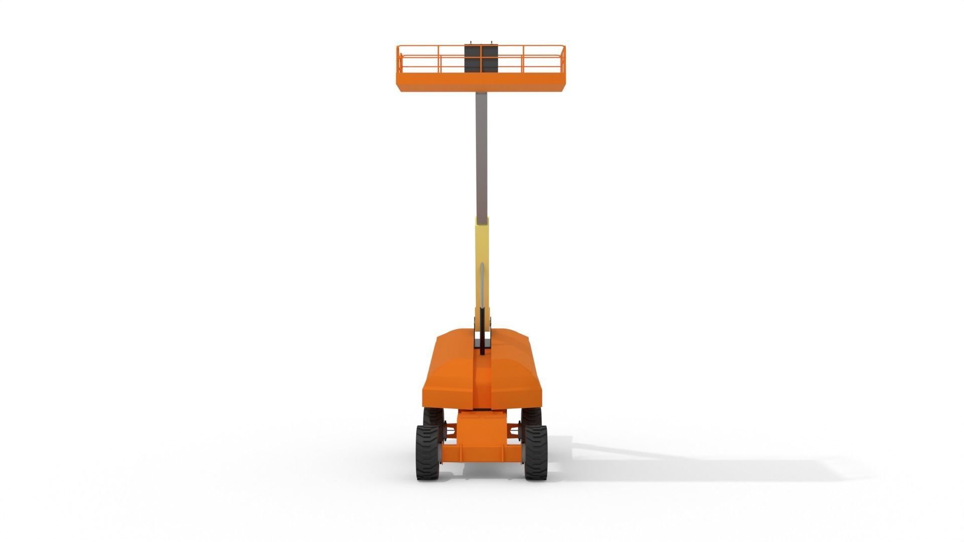 Boom Lift Low-poly 3D model_3