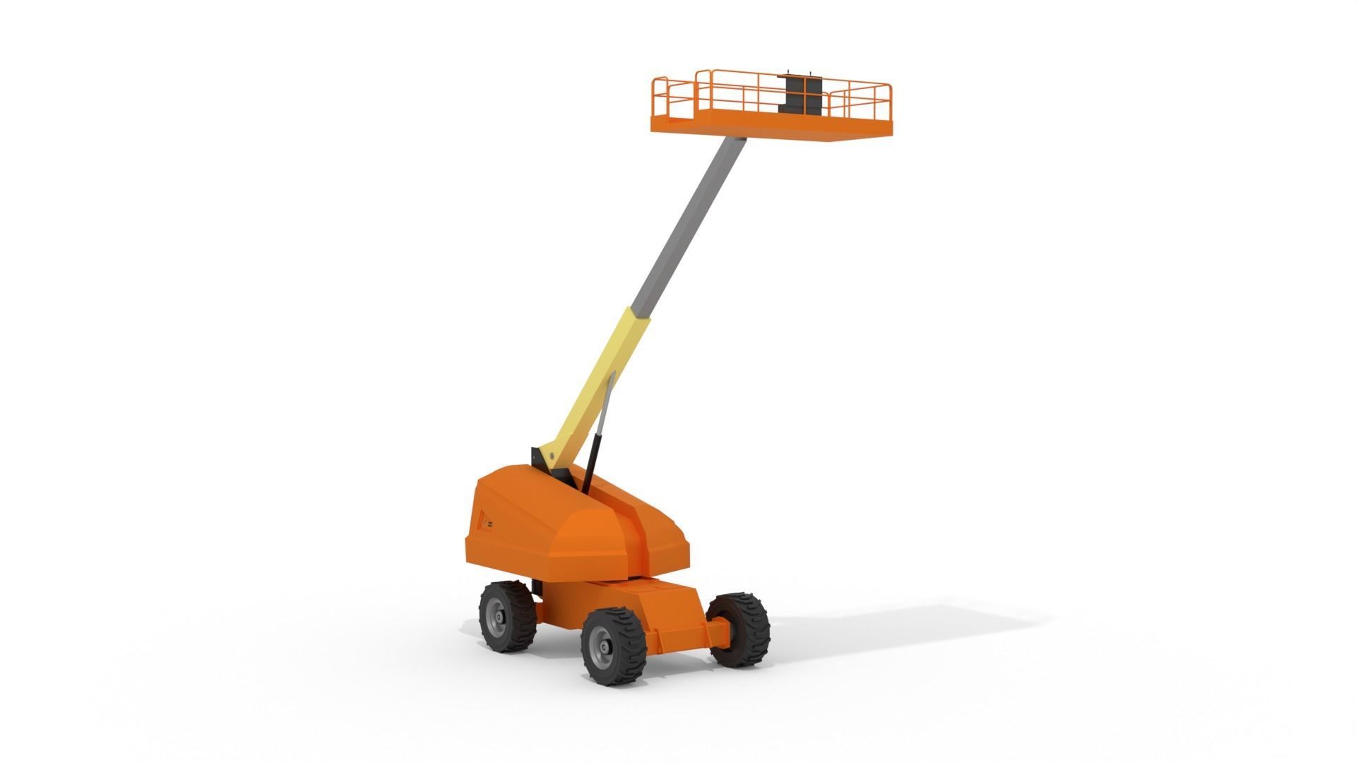 Boom Lift Low-poly 3D model_2