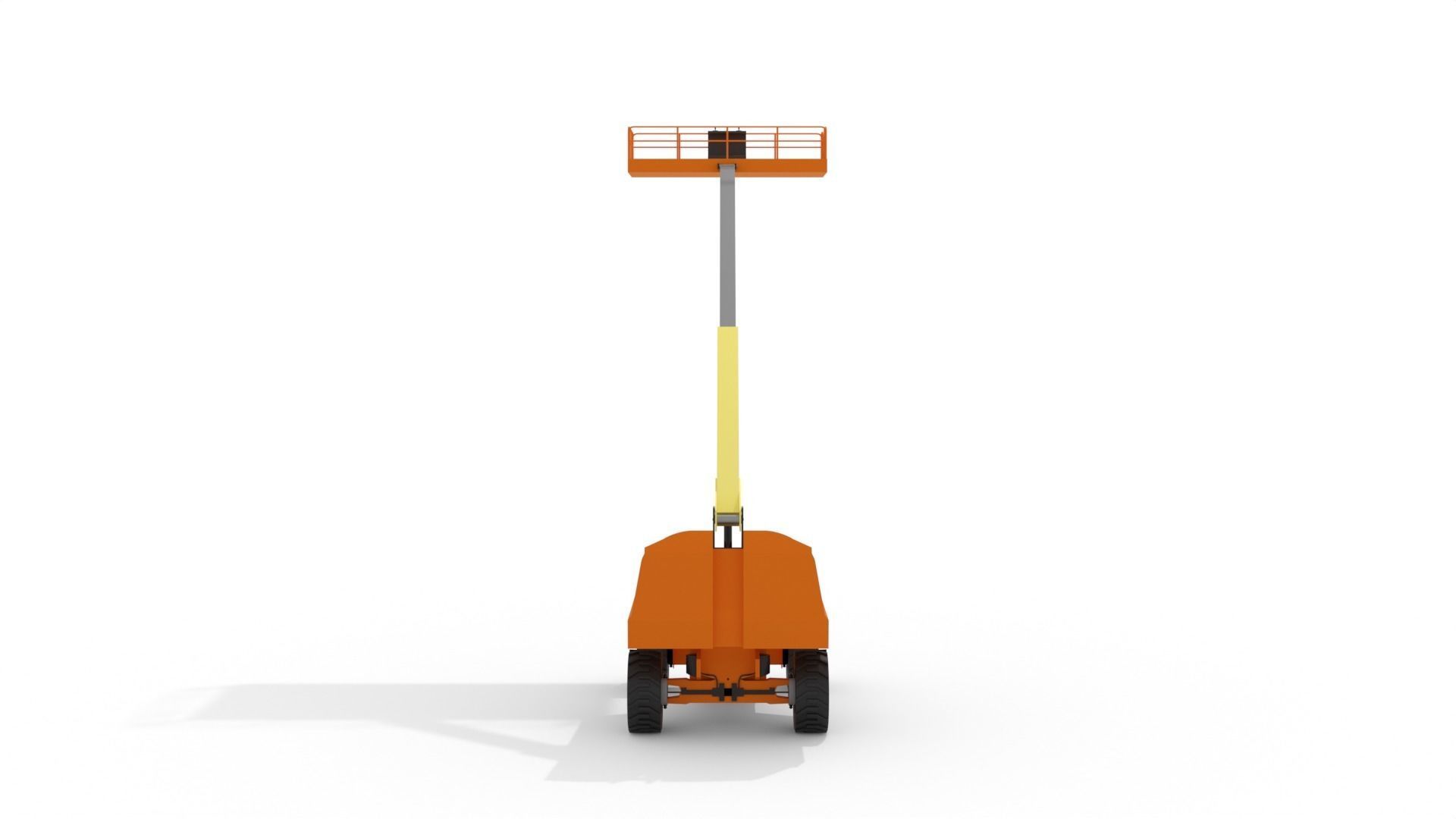 Boom Lift Low-poly 3D model_4