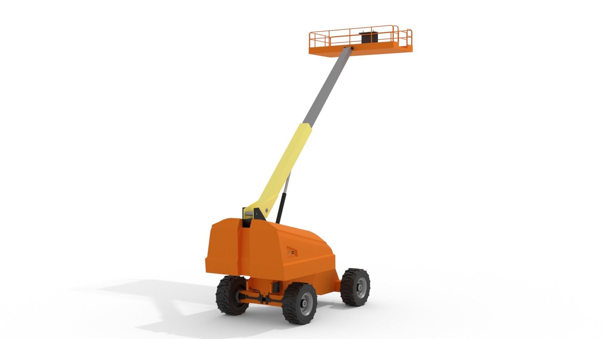 Boom Lift Low-poly 3D model_5