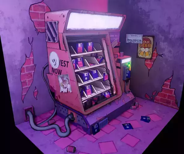 Sci-fi Vending Machine