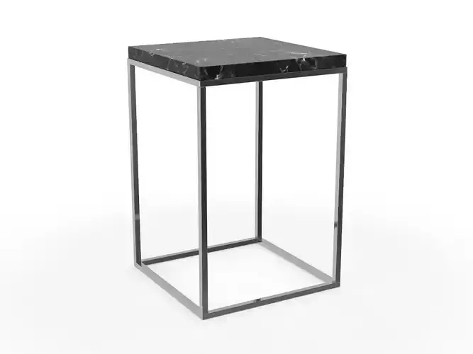 SIDE TABLE BLACK MARBLE