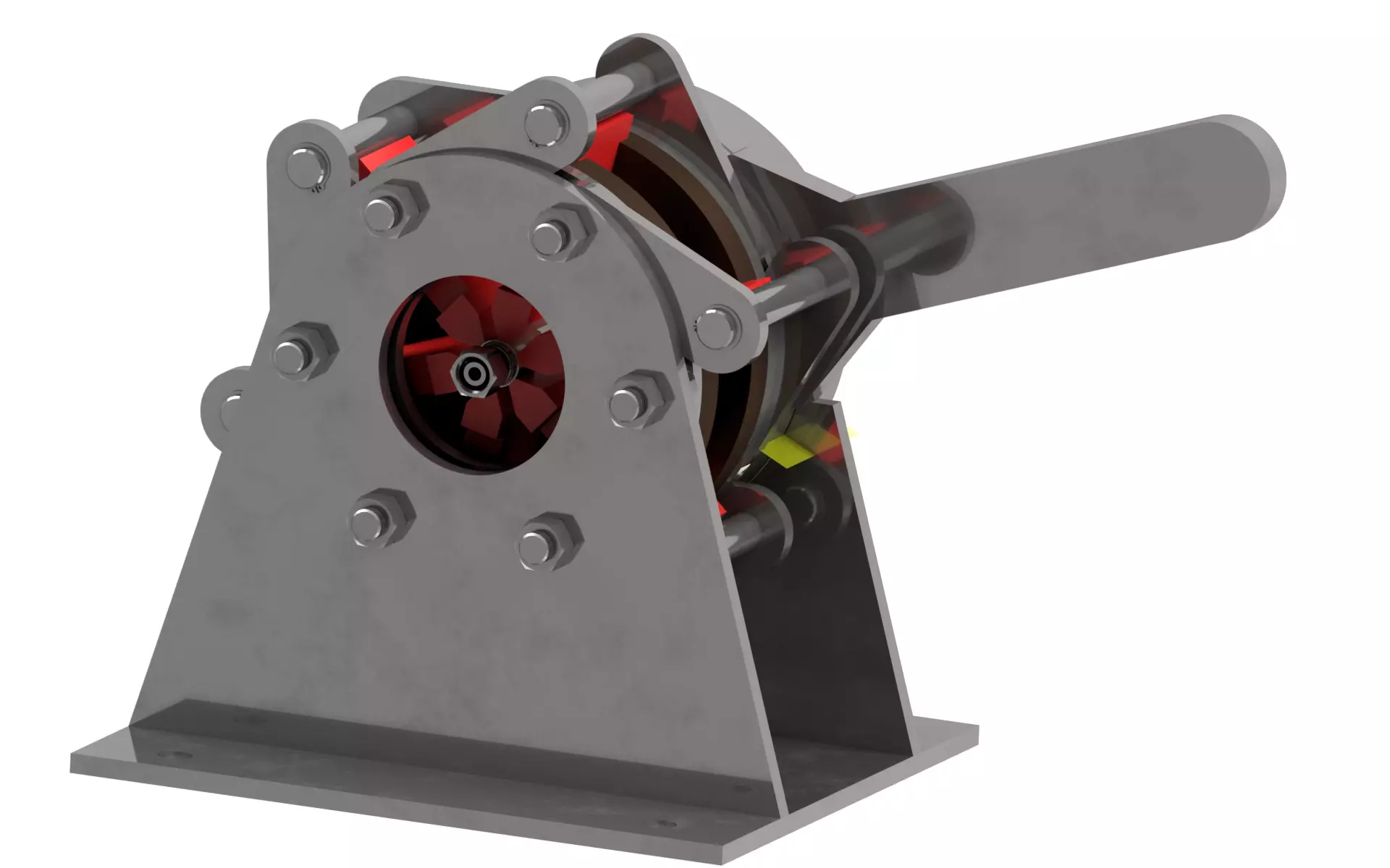 hydraulic hose crimping machine 3D model
