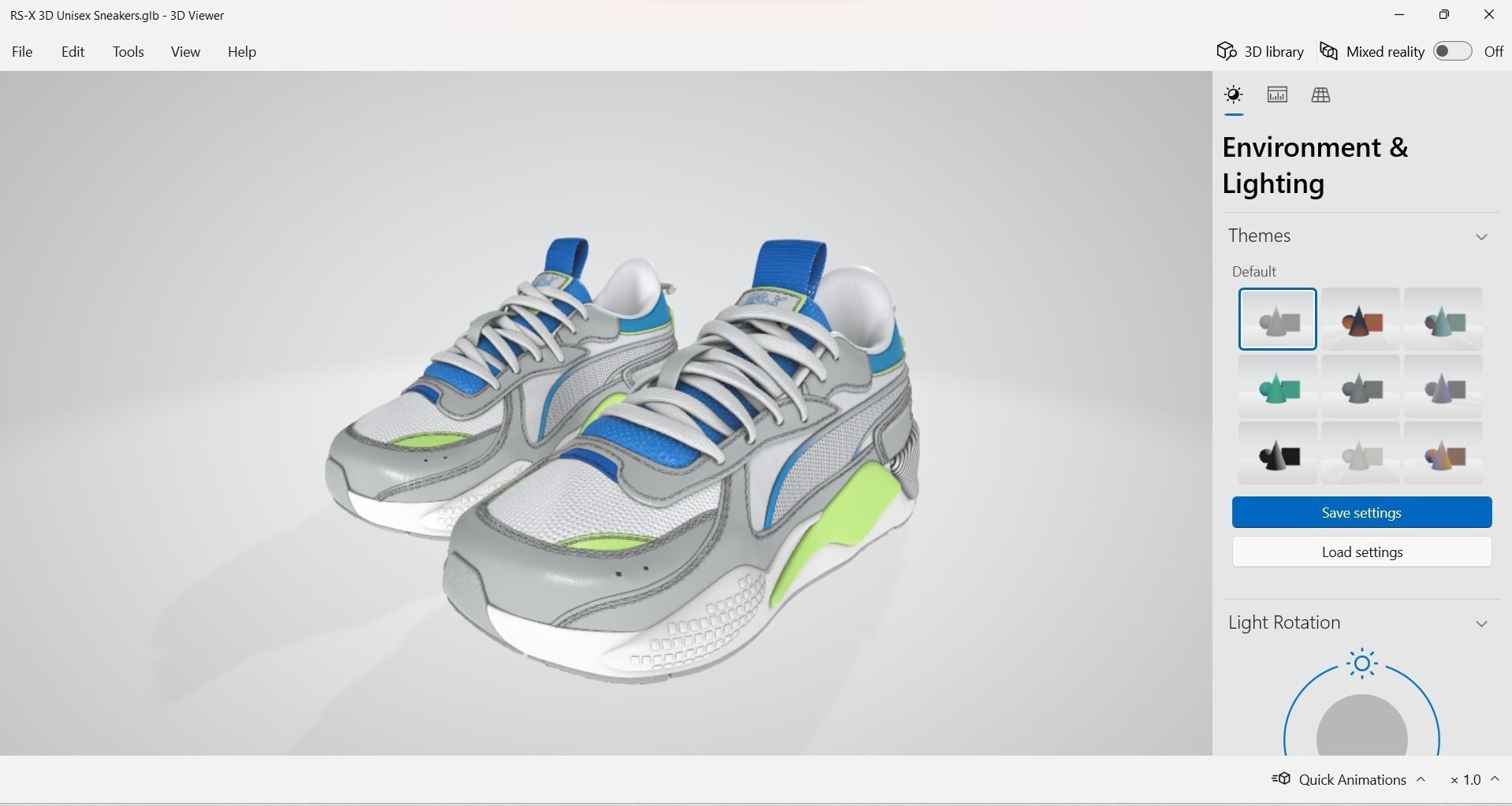 Puma Shoes Low-poly 3D model_15