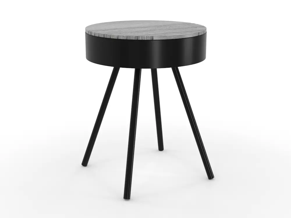 COFFEE TABLE BLACK 3D model_0